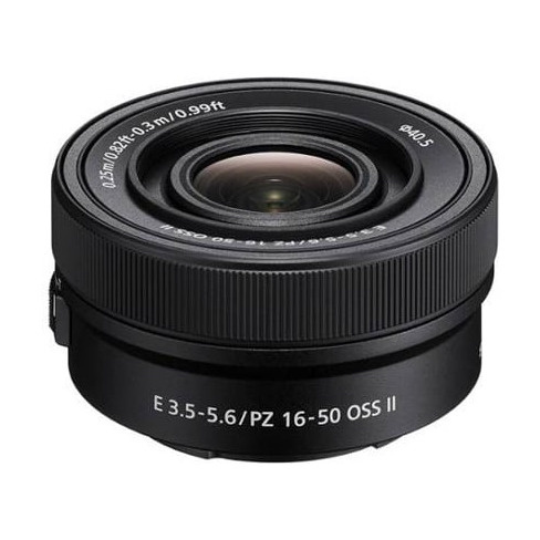 Objetiva SONY E PZ 16-50MM (Encaixe: Sony E - Abertura: f/22-36 - f/3.5-5.6)
