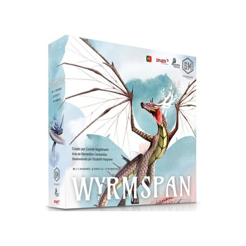Jogo de Tabuleiro DIVER Wyrmspan (Português - Idade Mínima 14 anos)