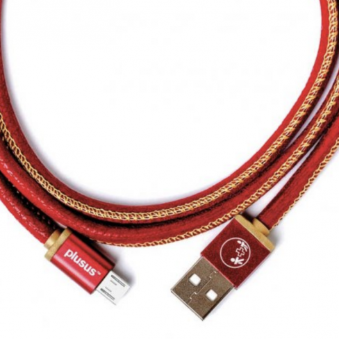 PlusUs - LifeStar microUSB-USB (1m - ruby sunset)