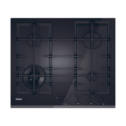 Placa de Gás HAIER HAVG6BF4TBPB (Gás Natural - 61 cm - Preto)