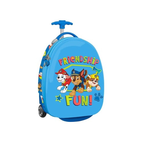 Mala de Viagem Infantil Paw Patrol Friendhip Azul (28x23x43cm - 27,7L)