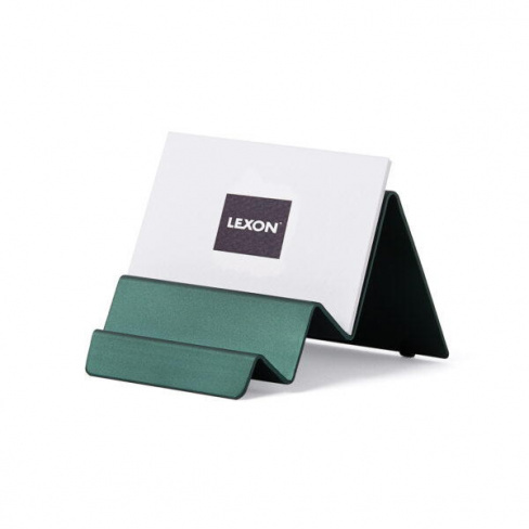 Lexon - Stand para cartões City (green)