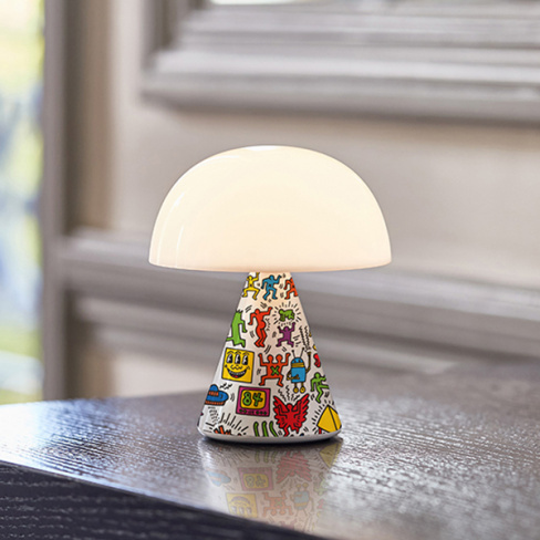 Lexon - Candeeiro Mina M (Keith Haring happy white)
