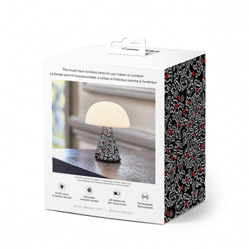 Lexon - Candeeiro Mina M (Keith Haring love black)