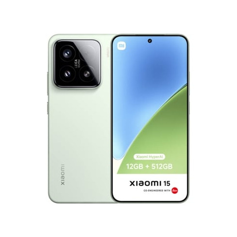 Smartphone XIAOMI 15 (6.36'' - 12 GB - 512 GB - Verde)