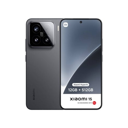 Smartphone XIAOMI 15 (6.36'' - 12 GB - 512 GB - Preto)