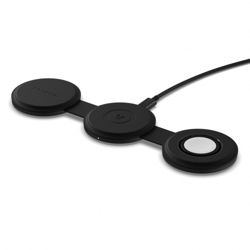 Satechi - OnTheGo 3in1 Wireless Charger (black)