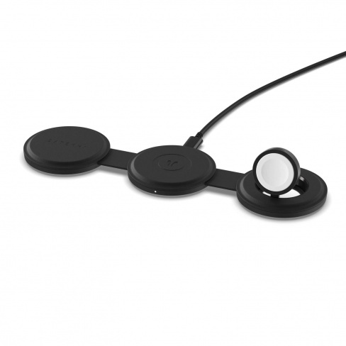 Satechi - OnTheGo 3in1 Wireless Charger (black)