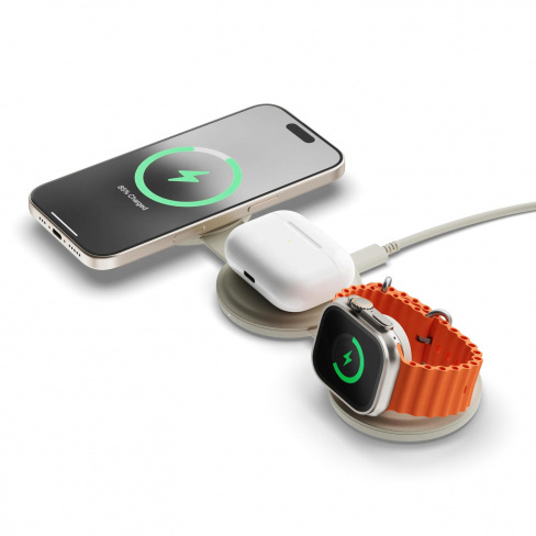 Satechi - OnTheGo 3in1 Wireless Charger (sand)