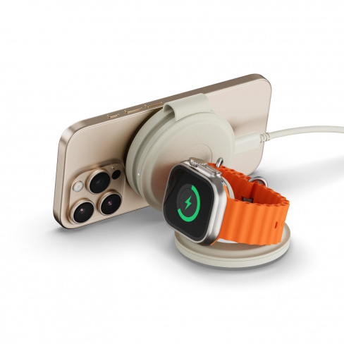 Satechi - OnTheGo 3in1 Wireless Charger (sand)