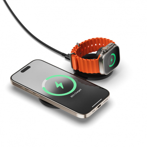 Satechi - OnTheGo 2in1 Wireless Charger (black)