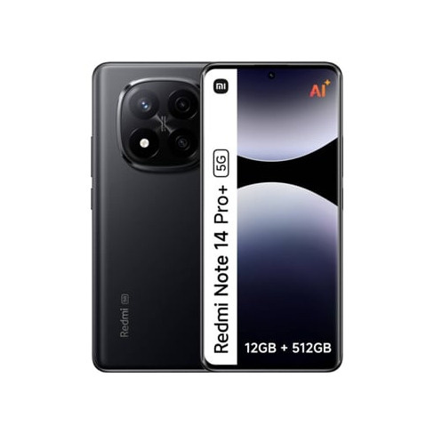 Smartphone XIAOMI Redmi Note 14 Pro+ 5G (6,67'' - 12 GB - 512 GB - Preto)