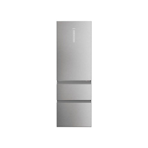 Frigorífico Combinado HAIER HTW5618CNMG (No Frost - 185 cm - 360L - Inox)