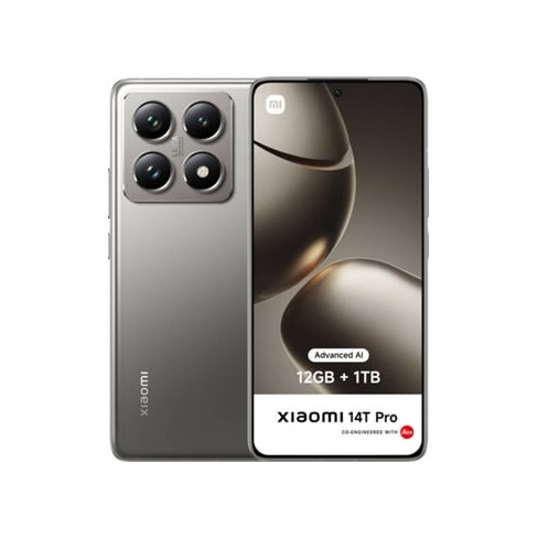Smartphone XIAOMI 14T Pro (6.67'' - 12 GB - 1 TB - Cinzento Titânio)
