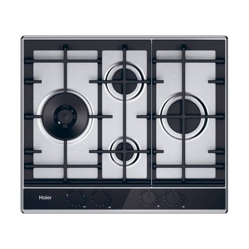 Placa de Gás INOX HAIER HAHG6D5TX (Gás Natural - 60 cm - Inox)