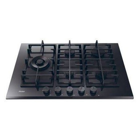 Placa de Gás HAIER HAVG7WL4BPB (Gás Natural - 75 cm - Preto)