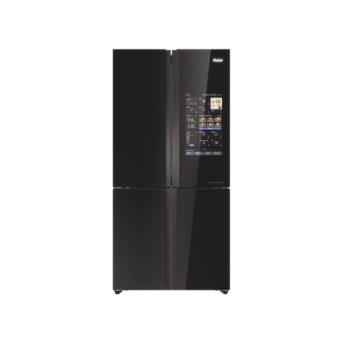 Frigorífico Americano HAIER HCW9919ESGB E (No Frost - 586 L - 190 cm - Preto)