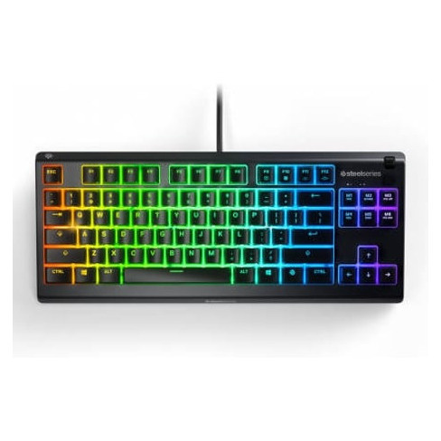 Teclado Gaming STEELSERIES Apex 3 TKL (Membrana - Inglês - Preto)