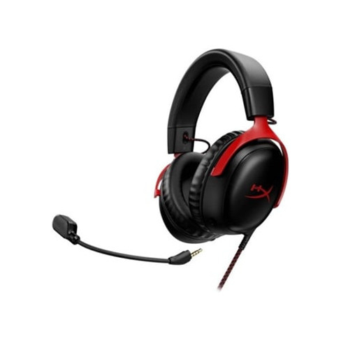 Auscultadores Gaming HYPERX Cloud III (Preto - Vermelho)