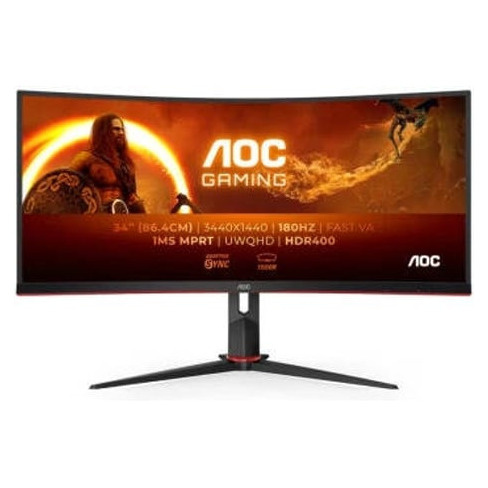 Monitor Curvo AOC CU34G2XP/BK (34'' - QHD - Led VA)