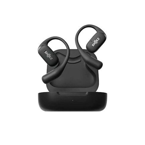 Auricular de condução óssea sem fios Bluetooth preto Shokz OpenFit