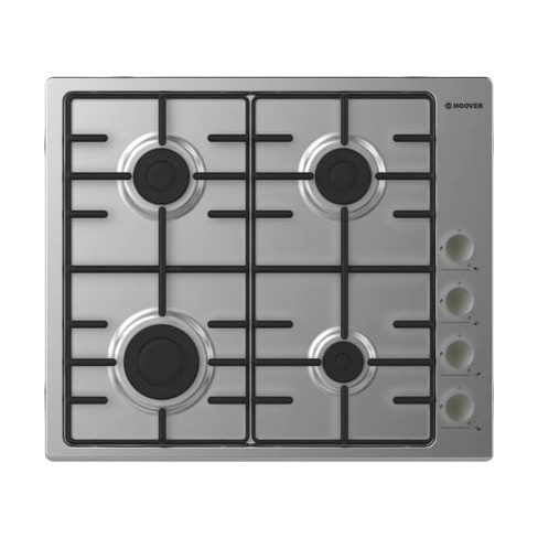 Placa de Gás HOOVER HHW 6L MX (Gás Natural - 59.5 cm - Inox)