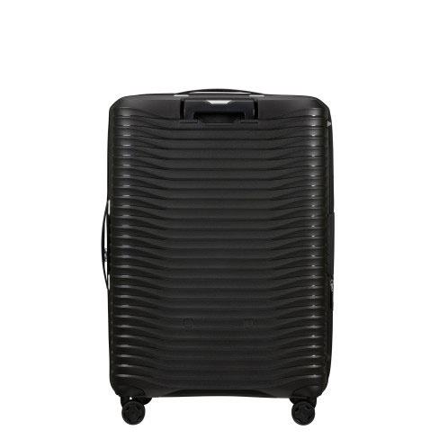 Mala de Viagem Grande Upscape 75cm 4 Rodas Expansível Preto 104L