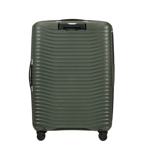 Mala de Viagem Grande Upscape 75cm 4 Rodas Expansível 104L Verde
