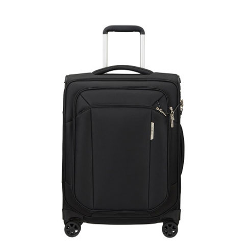 Mala de Cabine Respark 55cm 4 Rodas Preto 43L
