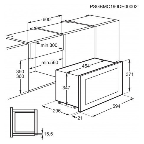 ELECTROLUX - Microondas KMFD172TEX