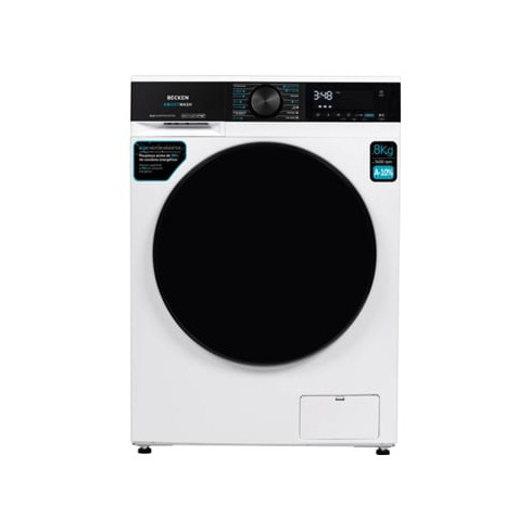 Máquina de Lavar Roupa BECKEN Boostwash BWM8812N (8 kg - 1400 rpm - Branco)
