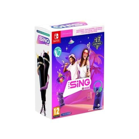 Jogo Nintendo Switch Let'S Sing 2025 + 2 Micros