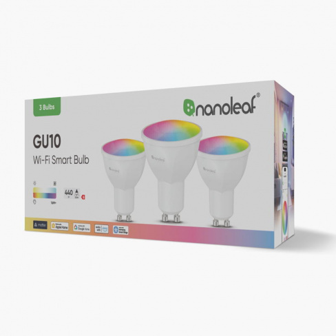 Nanoleaf - Lâmpada Smart Bulb GU10 matter WiFi (3x)