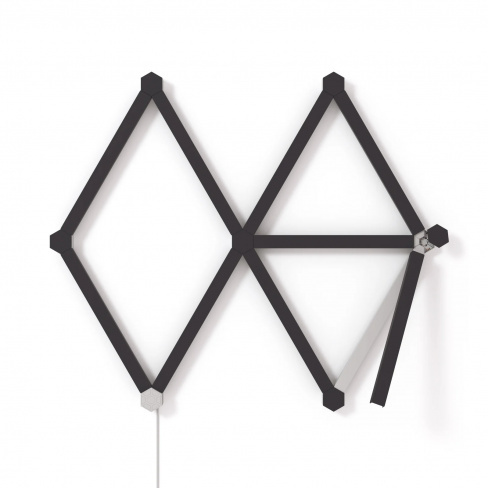 Nanoleaf - Lines Skin 60° Hex 9pcs (black matte)