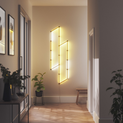 Nanoleaf - Lines Skin 60° Hex 9pcs (black matte)