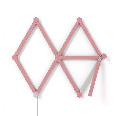 Nanoleaf - Lines Skin 60° Hex 9pcs (pink matte)