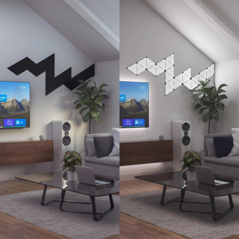 Nanoleaf - Shapes Triangles Expansion Pck Black (3 panels)