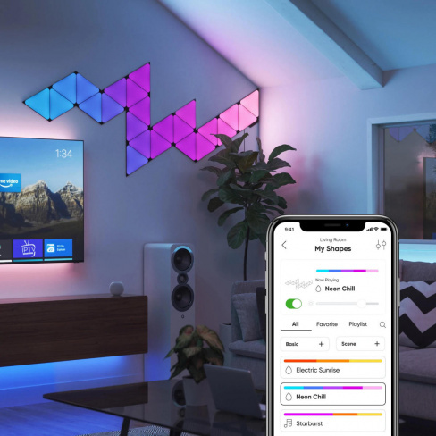 Nanoleaf - Shapes Triangles Expansion Pck Black (3 panels)
