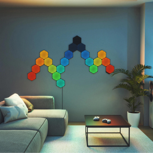 Nanoleaf - Shapes Hexagons Expansion Pck Black (3 panels)