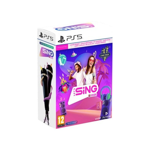 Jogo PS5 Let'S Sing 2025 + 2 Micros