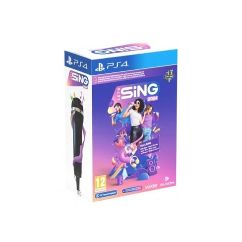 Jogo PS4 Let'S Sing 2024 + 1 Micro