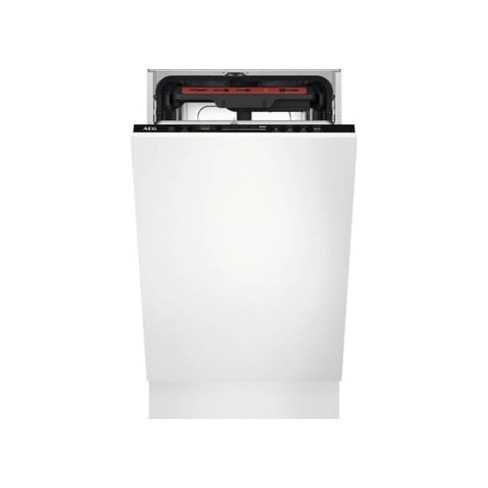 Máquina de Lavar Loiça Encastre AEG FSE74507P (10 Conjuntos - 45 cm - Preto)