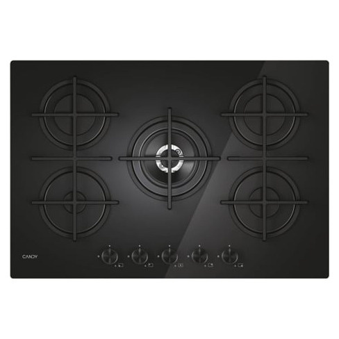 Placa de Gás CANDY CVG74WTB Radiante (Gás Natural - 75 cm - Preto)