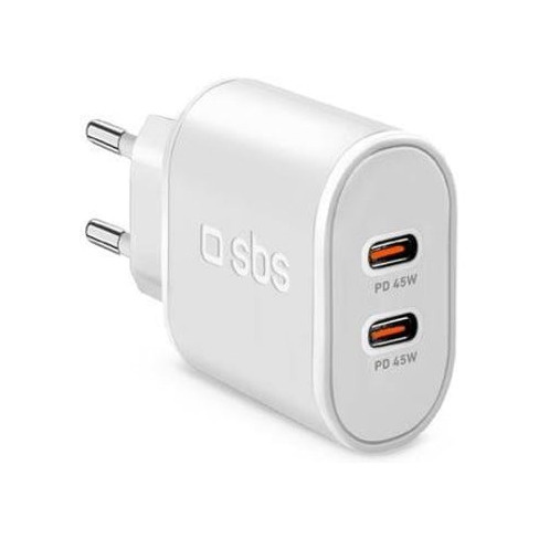 Carregador de Viagem SBS PD 45W 2x (Type-C)