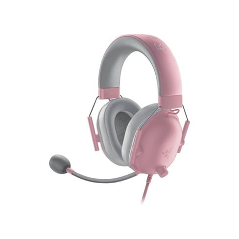 Auscultadores Gaming RAZER BlackShark V2 X (Over Ear - Microfone - Rosa)