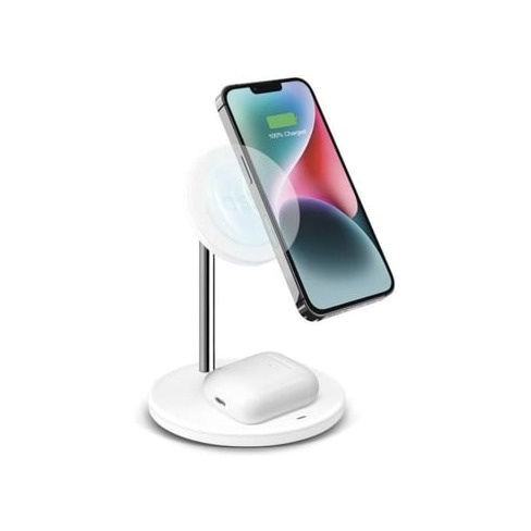 Carregador Vertical SBS Sem Fio 2X Wire (Branco)