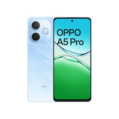 Bundle Smartphone OPPO A5 Pro 4G (6,67'' - 256 GB - Azul) + Capa Transparente