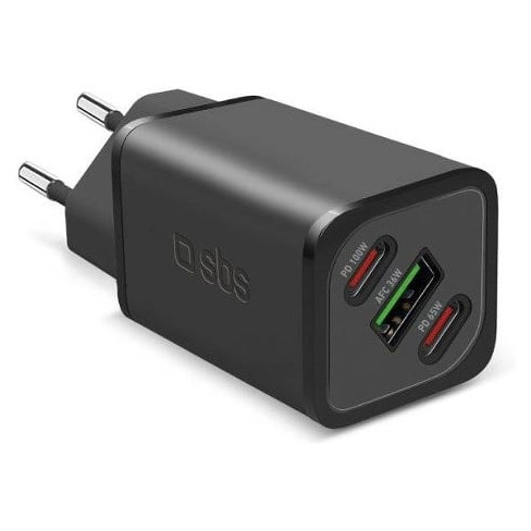 Carregador SBS Nanotube Gan (PD - 100W - Preto)