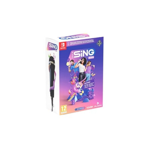 Jogo Nintendo Switch Let'S Sing 2024 + 1 Micro