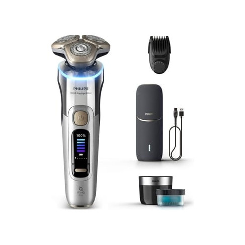 Máquina de Barbear PHILIPS i9000 Prestige Ultra XP9404/46 (Autonomia: 60 min -